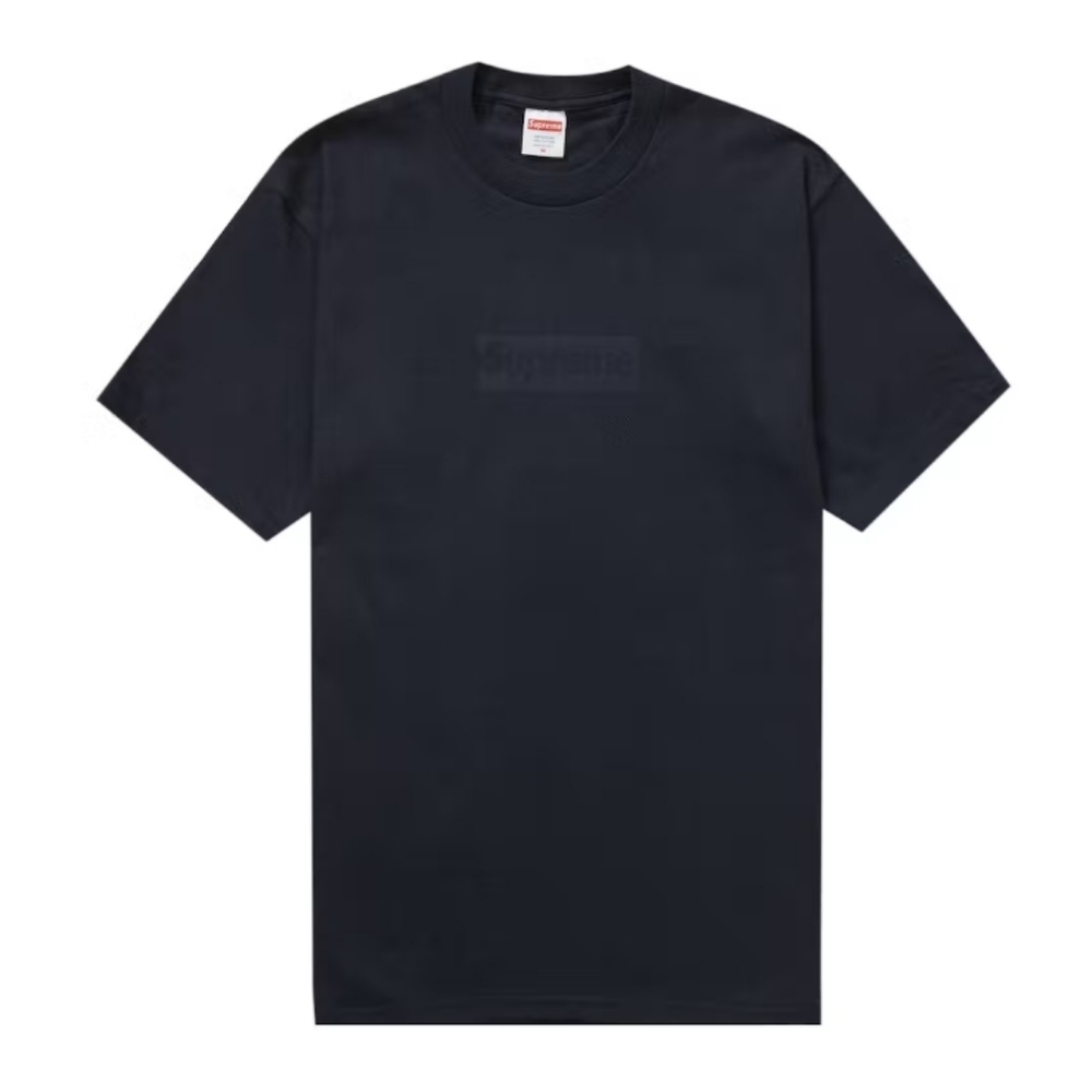 NWT Supreme Tonal Box Logo Black Tee